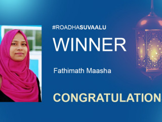 ރޯދަސުވާލު މުބާރާތުގެ ނަސީބުވެރިޔަކަށް ހޮވުނު މާޝާއަށް މަރުހަބާ ކިޔުމުގެ ގޮތުން އެމް7 އިން ތައްޔާރުކޮށްފައިވާ ސްލައިޑް