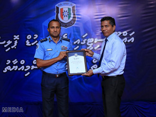 ފުލުހުންގެ ނެއިބަރހުޑް ސަޕޯޓް އޮފިސަރުންގެ ޚިދުމަތް އައްޑޫ ސިޓީގައި ރަސްމީކޮށް ފެށުމުގެ ހަފްލާގެ ތެރެއިން