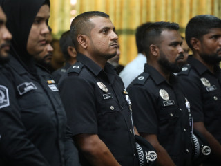 Maldives Correctional Service officers