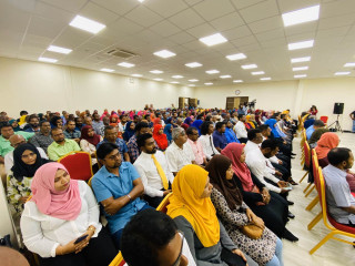 From the ceremony held to allocate candidate numbers at Addu City