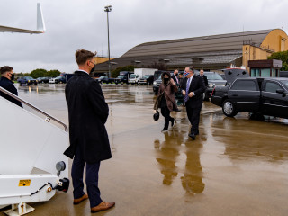 އެމެރިކާގެ ސެކްރެޓަރީ އޮފް ސްޓޭޓް މައިކަލް އާރް. ޕޮމްޕެއޯ