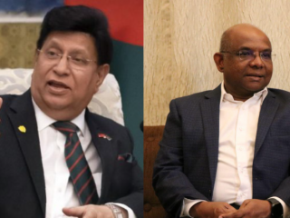 ފޮރިންގ މިނިސްޓަރ އަބްދުﷲ ޝާހިދު އަދި ބަންގްލަދޭޝްގެ ފޮރިންގ މިނިސްޓަރ