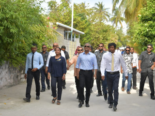 President Solih was received with a warm welcome