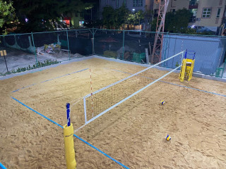 Hulhumalé beach volleyball court now “an international standard facility\"
