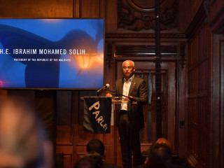 ރައީސް ސޯލިހު \"ޕާލޭ\" ގައި ތަގްރީރް ކުރައްވަނީ