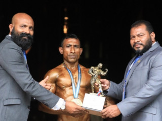ސައުތު އޭޝިއަން ބޮޑީބިލްޑިން މުބާރާތުން ރަން މެޑަލް ހޯދި  މުހައްމަދު މޫސާ