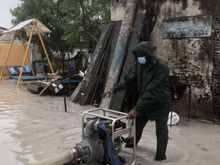 ބޯކޮށް ވާރޭވެހި ފެން ބޮޑުވުމުގެ ސަބަބުން ނައިފަރުގައި އެމްއެންޑީއެފުން ހަރަކާތްތެރި ވަނީ