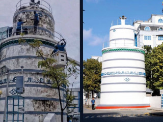 ހުކުރު މިސްކިތު މުންނާރުގެ އާބާތުރަ ފިލުވައި، ސާފުކޮށްފި