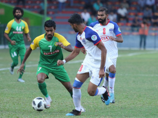 އޭއެފްސީ ކަޕްގެ ކޮލިފިކޭޝަނުގައި ރާއްޖޭގައި މާޒިޔާއިން ބެންގަލޫރާ ދެކޮޅަށް ކުޅުނު މެޗުގެ ތެރެއިން