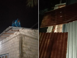 ފުވައްމުލަކު ގެއެއްގެ ފުރާޅު އެއްލާލުމާ ގުޅިގެން ފުރާޅު ހަރު ކުރުމުގެ ސައްކަތް ކުރަނީ