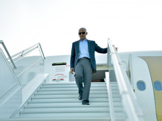 ރައީސް ސޯލިހު މާލެ ވަޑައިގެންނެވީ ހޯމަ ދުވަހު