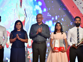 President and First Lady attend Mihaaru Awards 2019