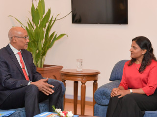 The meeting was held at the official resident of the President, Mulee’aage on Tuesday