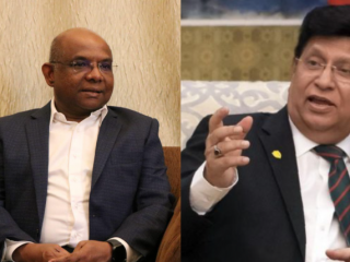 FM Shahid and Bangladesh FM AK Abdul Momen