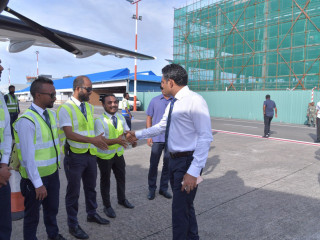 Vice president visiting HA atoll