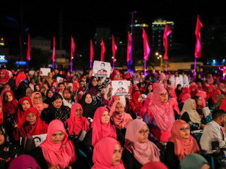 އިދިކޮޅު ޕްރޮގްރެސިވް ކޯލިޝަނުން ކާނިވާ ސަރަހައްދުގައި ބޭއްވި ޖަލްސާ އެއްގެ ތެރެއިން