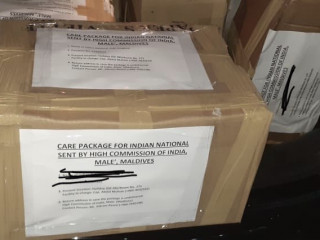 ރާއްޖެއިން ޕޮޒިޓިވްވި އިންޑިއާ މީހުންނަށް ފޮނުވާ ކެއަރ ޕެކޭޖްތައް