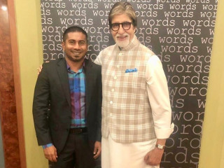 މިނިސްޓަރ މަހްލޫފް އިންޑިއާގެ ތަޖުރިބާކާރު ފިލްމީ ތަރި އަމީތާބް ބައްޗަންއާއި އެކު