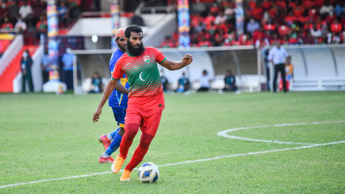 ރާއްޖެ އާއި ލަންކާ ބައްދަލުކުރި މެޗުގެ ތެރެއިން - ފޮޓޯ: އިމޭޖަސް.އެމްވީ