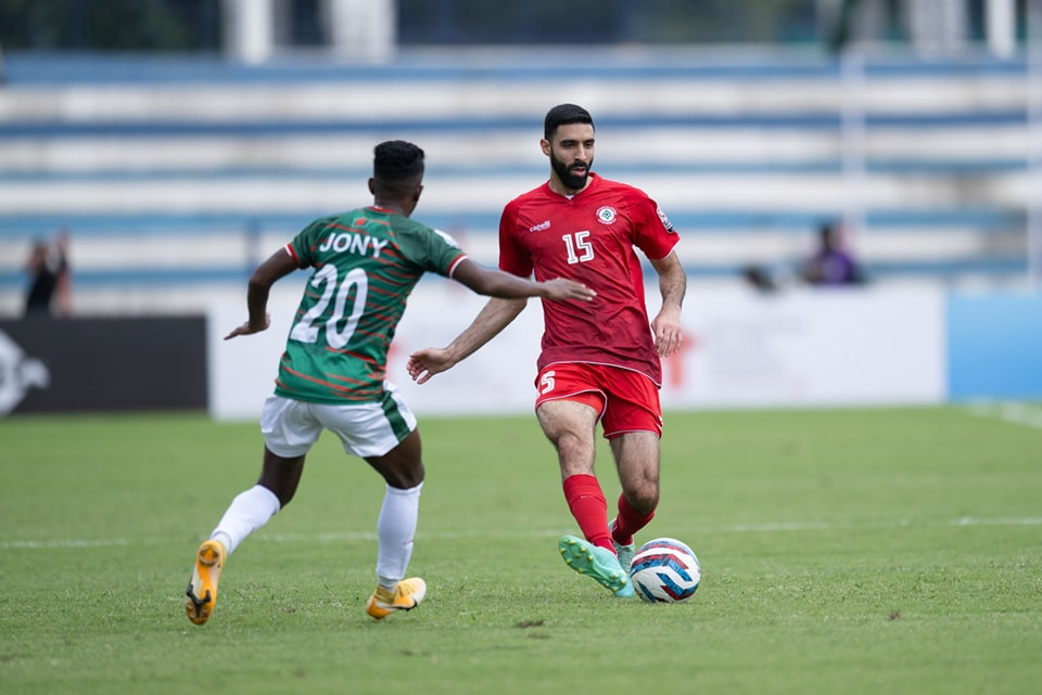 ބަންގްލަދޭޝްއާއި ލެބަނަން ބައްދަލުކުރި މެޗުގެ ތެރެެއިން: ލެބަނަން މޮޅުވީ 1-0ން