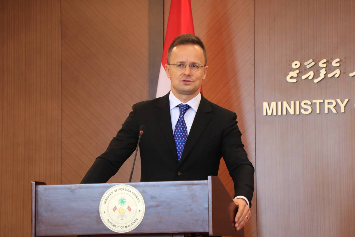 Péter Szijjártó, Minister of Foreign Affairs and Trade of Hungary at the joint press conference held on Wednesday