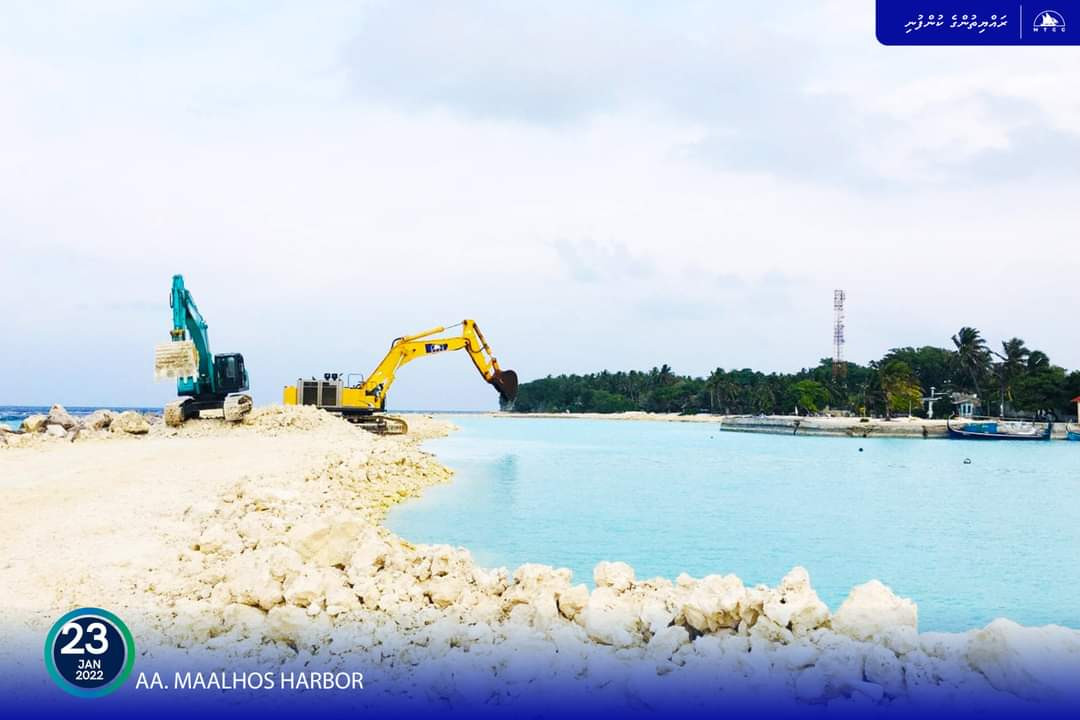 މާޅޮހު ބަނދަރުގެ މަސައްކަތް ކުރިއަށްދަނީ