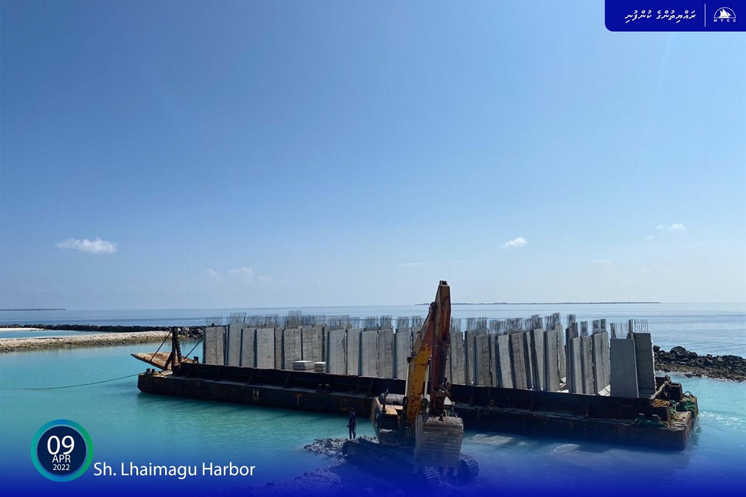 ޅައިމަގަށް ގެންދިޔަ ކޮންކްރީޓް ގަލުގެ ދެވަނަ ޝިޕްމެންޓް