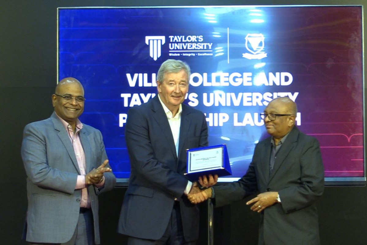 ވިލާ ކޮލެޖުން ޓެއިލާސް ޔުނިވާސިޓީއާއެކު ޕާޓްނަރޝިޕް ޤާއިމުކުރުން