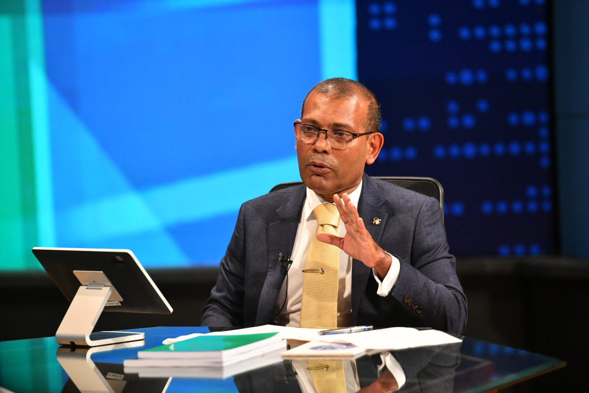 އާސްކް ސްޕީކަރ ޕްރޮގްރާމް ގައި ރައީސް ނަޝީދު ވާހަކަދައްކަވަނީ