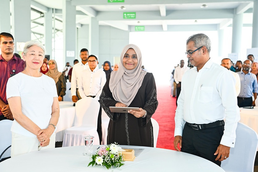 The First Lady inaugurates the national waste management programme 'Magey Saafu Raajje'