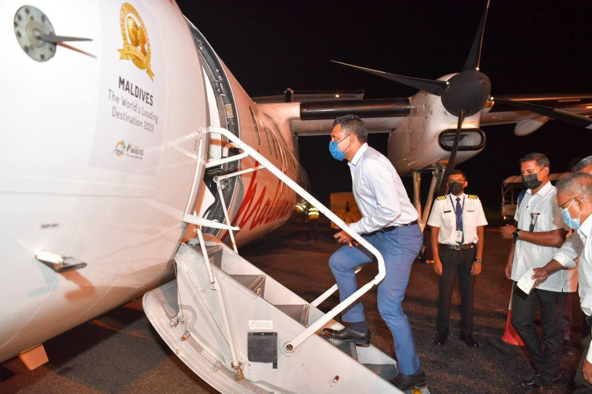 Vice President Faisal Naseem returned on Saturday night