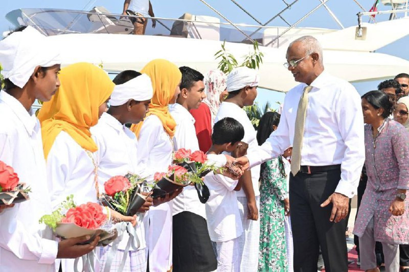 ރައީސް ސާލިހު އަލިފުއްޓަށް ވަޑައިގެންނެވުން