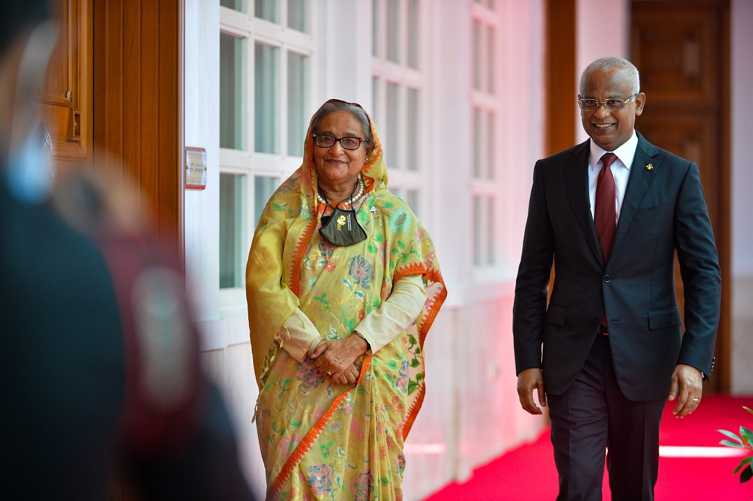 ބަންގްލަދޭޝްގެ ބޮޑުވަޒީރު ޝެއިޚް ހަސީނާ