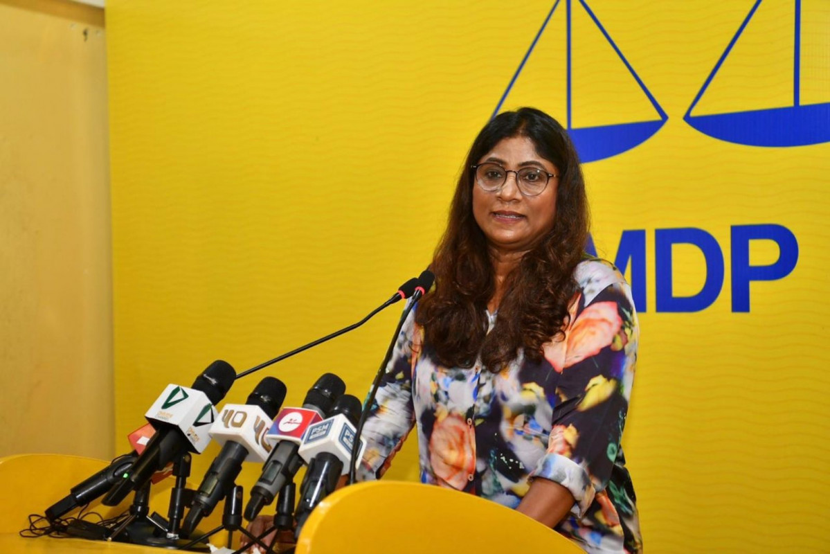 ރައީސުލްޖުމްހޫރިއްޔާ އިބްރާހިމް މުޙައްމަދު ސާލިޙުގެ ރިޔާސީ ޕްރައިމަރީ ކެމްޕޭނުގެ ސްޕޯކްސްޕަރސަން އަދި ޑިފެންސް މިނިސްޓަރ މާރިޔާ އަހުމަދު ދީދީ