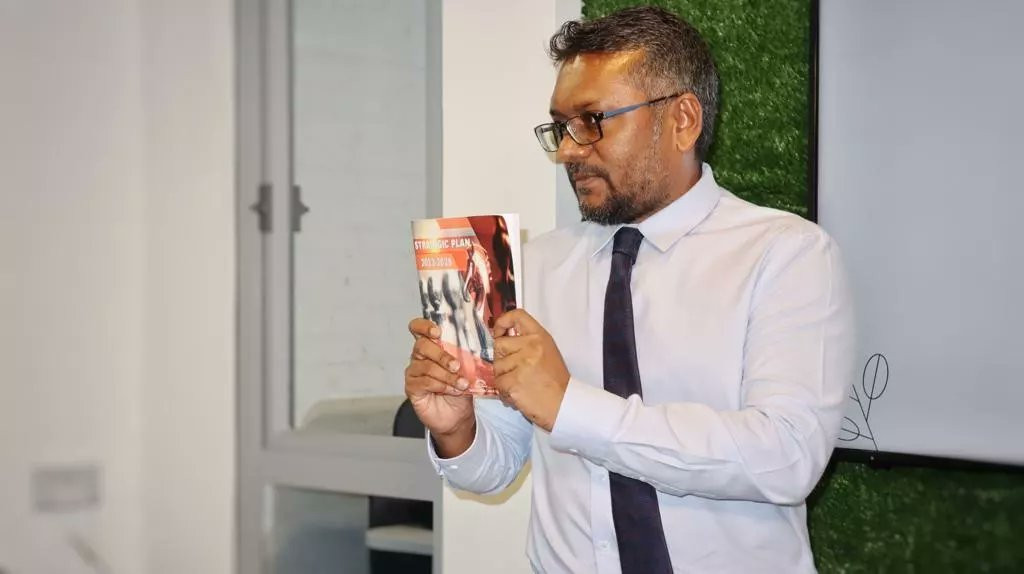 މޯލްޑިވްސް މީޑިއާ ކައުންސިލުގެ ސްޓްރެޓެޖިކް ޕްލޭން 2022-2026 މިނިސްޓަރ ފައްޔާޒު އިފްތިތާހުކޮށްދެއްވަނީ