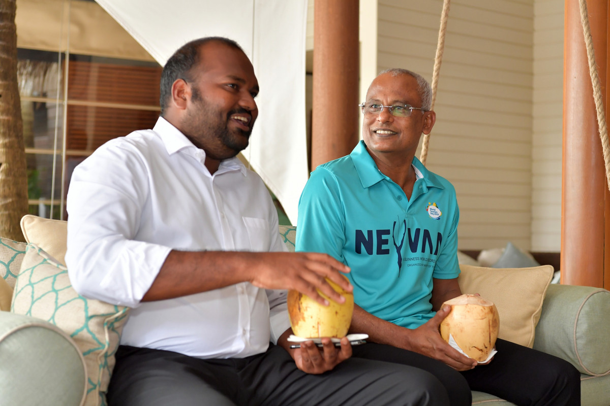 މިނިސްޓަރު އަލީ ވަހީދު، ރައީސް ސޯލިހުއާއެކު