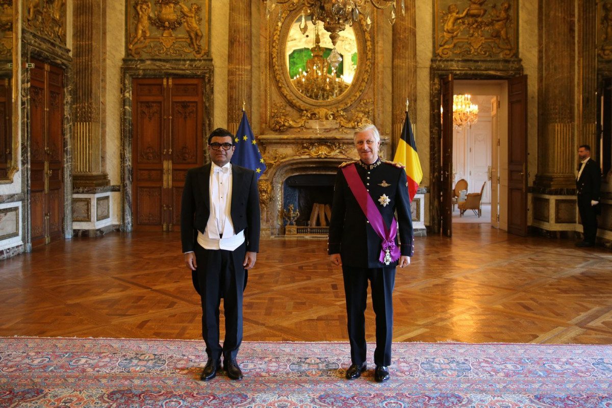 Razzak presented his Letters of Credence to King Philippe of Belgium as the newly appointed Ambassador Extraordinary and Plenipotentiary of Maldives to the Kingdom of Belgium