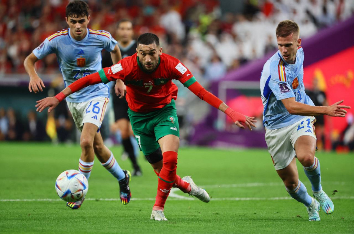 މޮރޮކޯ އަދި ސްޕެއިން ކުޅުނު މެޗުގެ ތެރެއިން - ފޮޓޯ: ރޮއިޓާސް