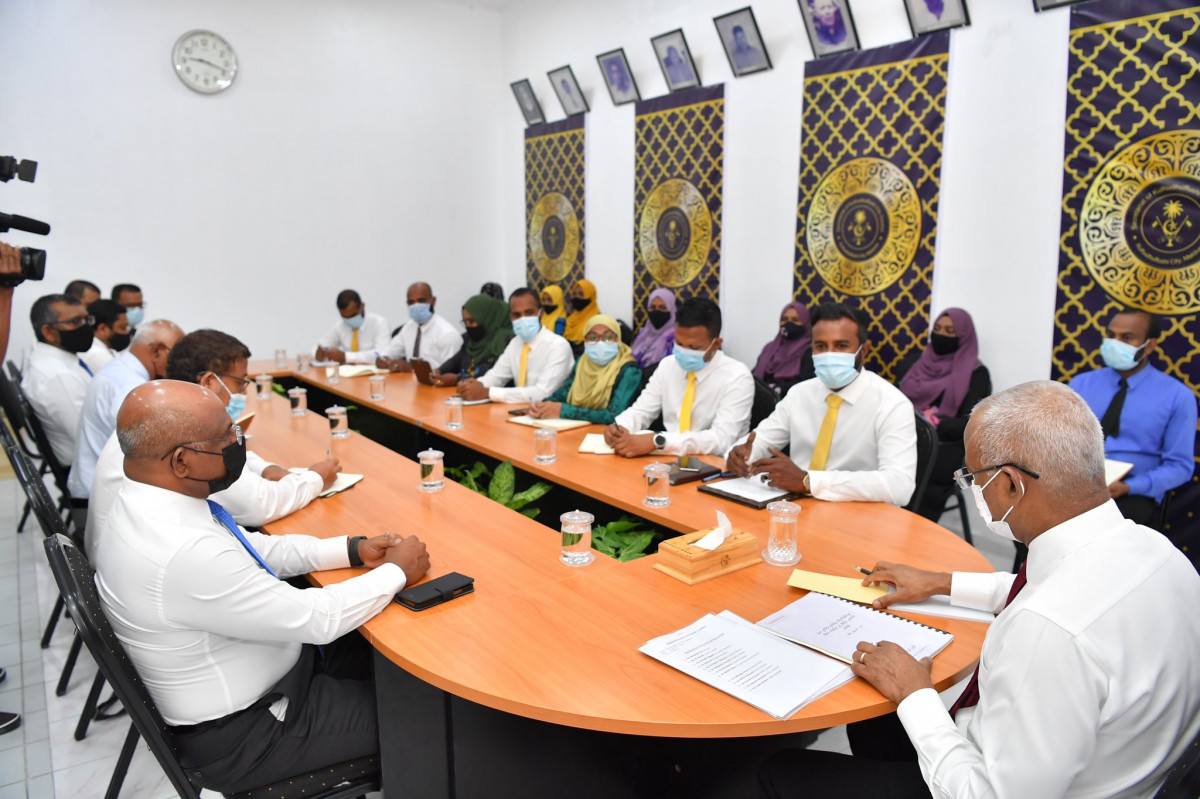 ރައީސްގެ ކުޅުދުއްފުށީ ދަތުރުގެ ތެރެއިން - ފޮޓޯ: ރައީސް އޮފީސް