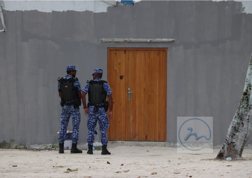 Maldives Police Service and Maldives National Defence Force launched a joint counter-terrorism operation in Maduvvari island on Wednesday morning