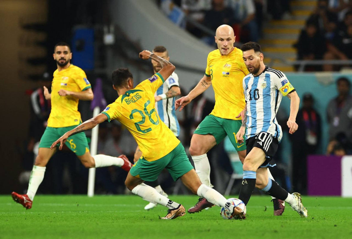 އޮސްޓްރޭލިޔާ އަދި އާޖެންޓީނާ ކުޅުނު މެޗުގެ ތެރެއިން - ފޮޓޯ: ރޮއިޓާސް