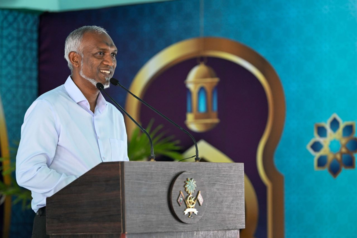 ރައީސުލްޖުމްހޫރިއްޔާ ޑރ.މުހައްމަދު މުއިއްޒު ވާހަކަފުޅު ދައްކަވަނީ