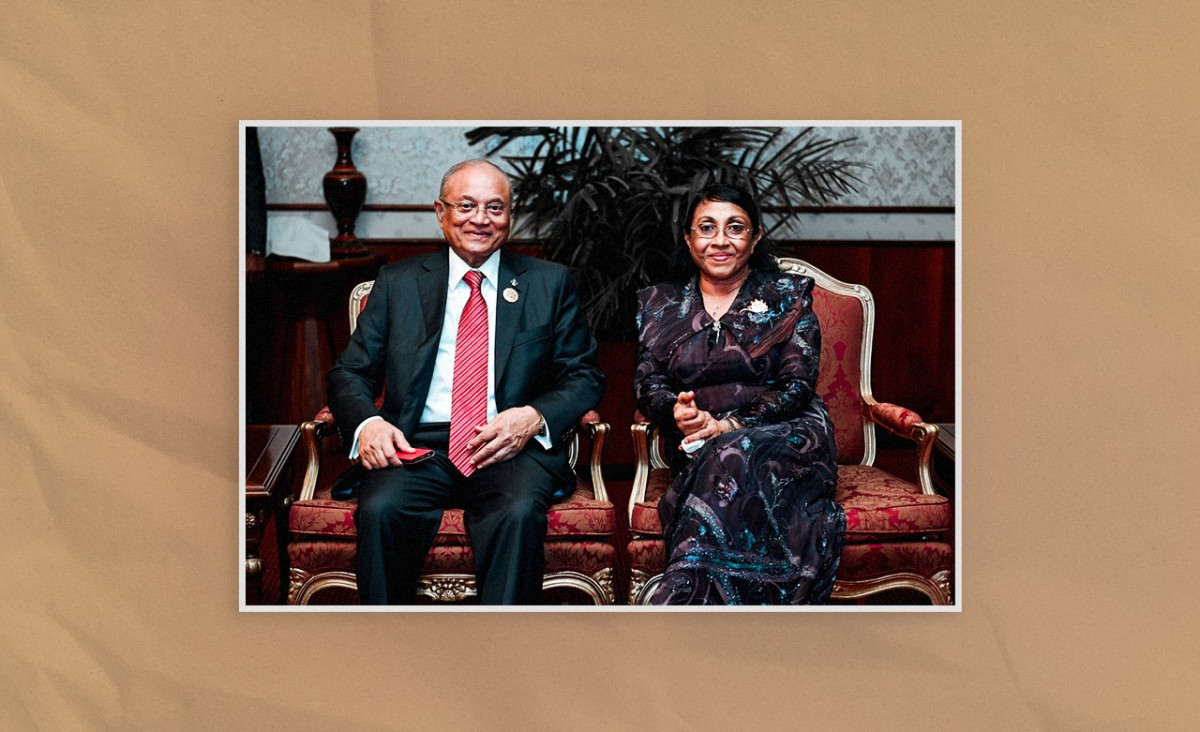 ރައީސް މައުމޫނު އާއި އަނބިކަނބަލުން ނަސްރީނާ އިބްރާހީމް