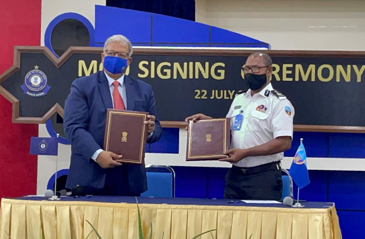 MoU between India and Maldives on Exchange of Pre-Arrival Information for Facilitation of Trade and Customs Control on Goods