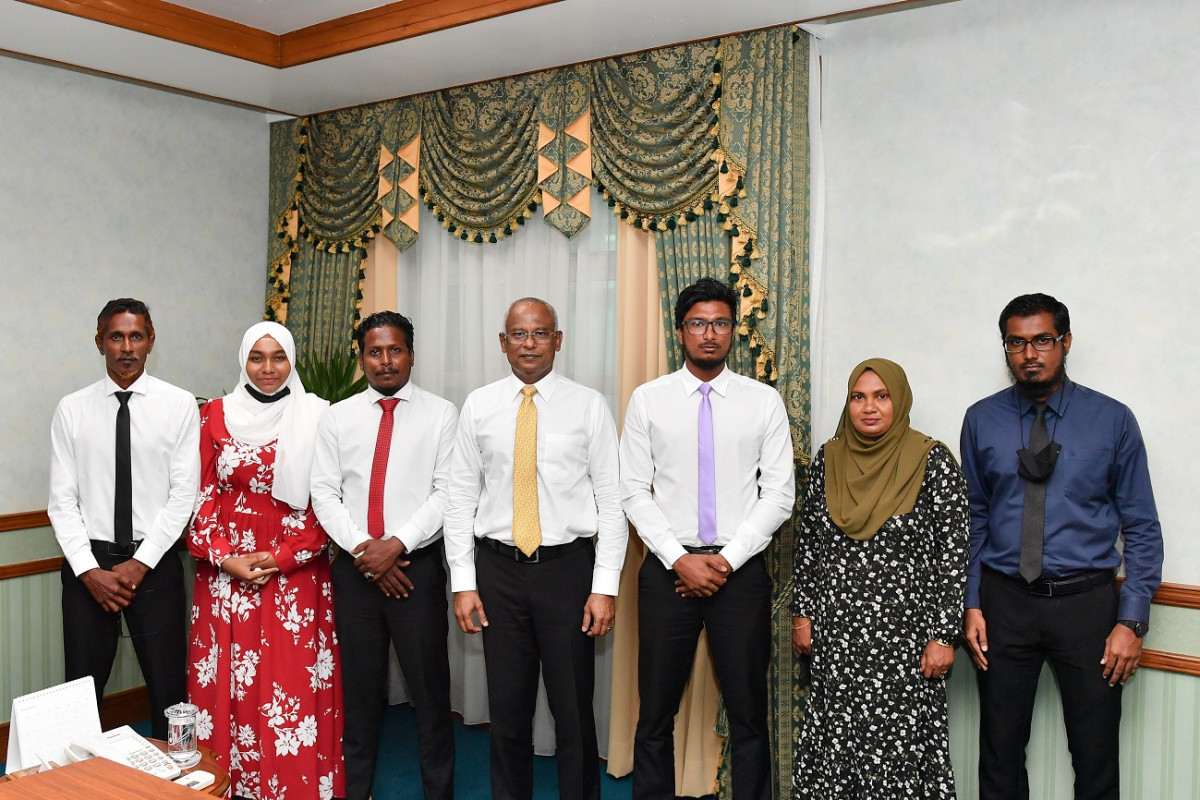 President Solih met with the Fenfushi Island Council on Thursday