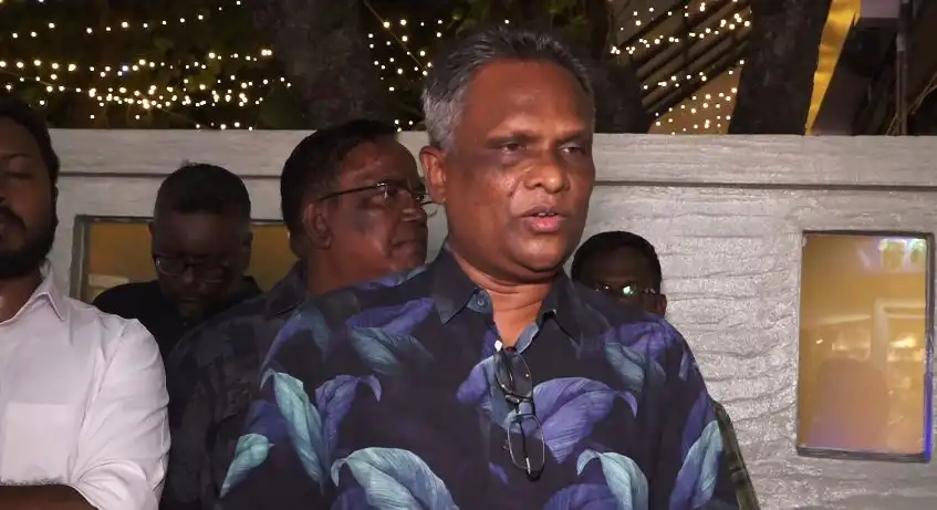 Male' City Mayor Adam Azim gives an interview to Raajje TV. | RaajjeMV