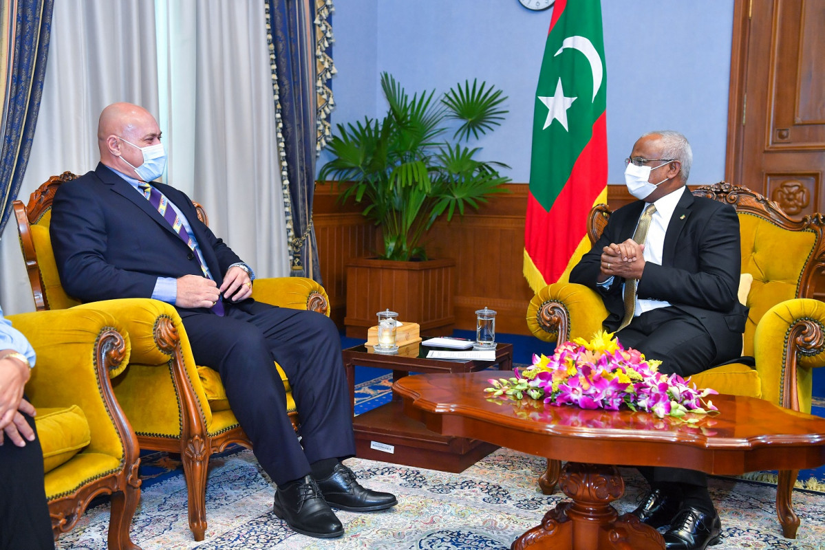 The Minister of Finance and Climate Change of Tuvalu paid a courtesy call on the president on Thursday