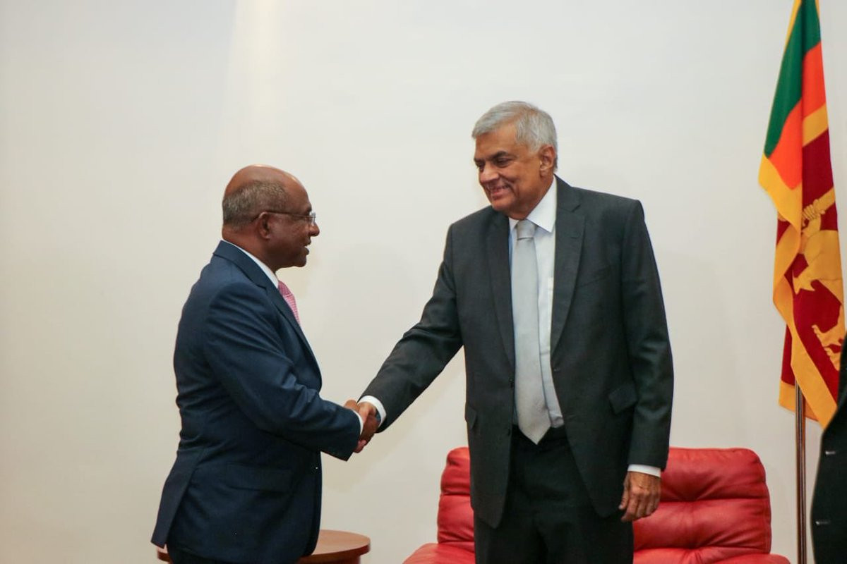 FM Shahid and PM Wickremesinghe