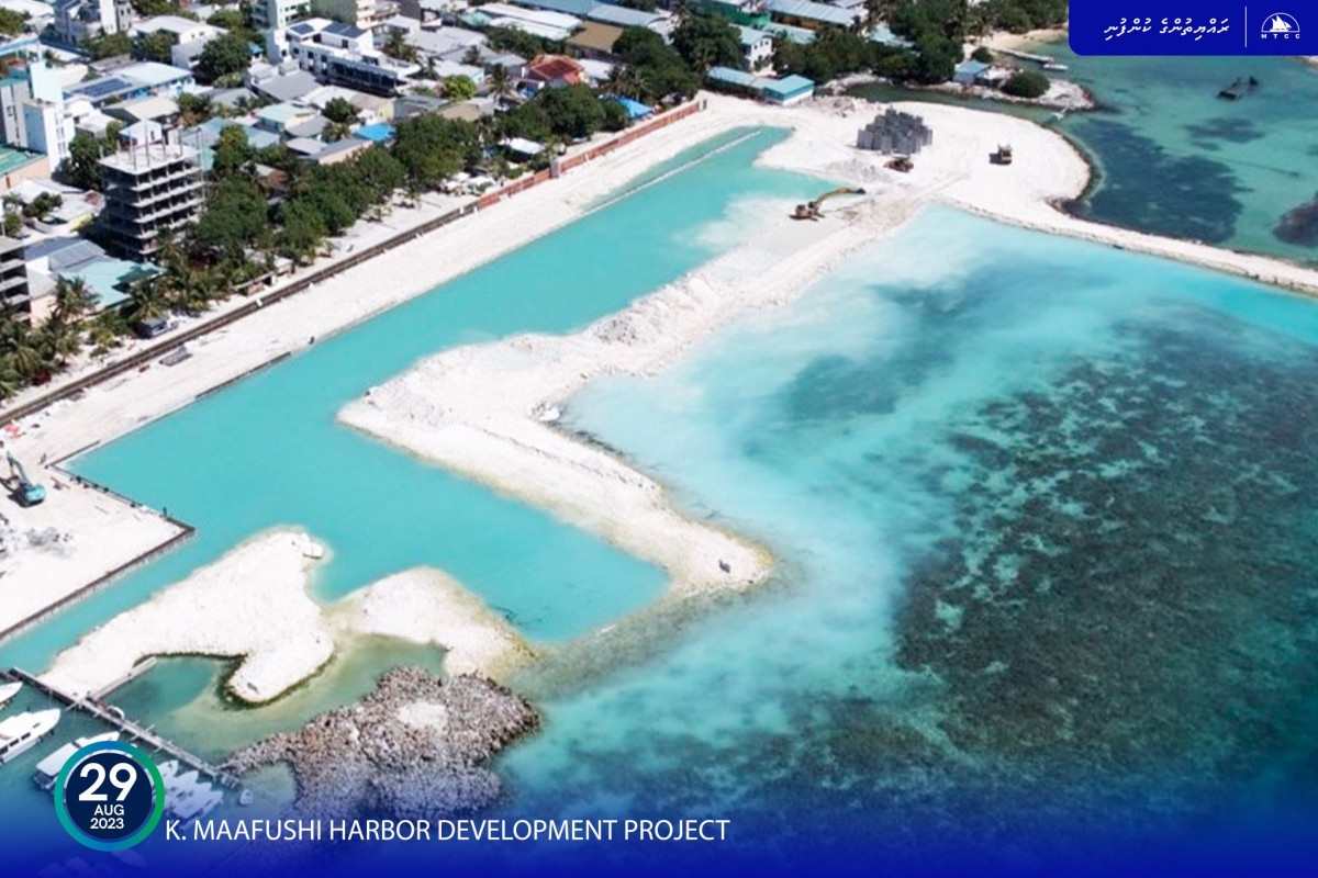 K. Maafushi harbor development project