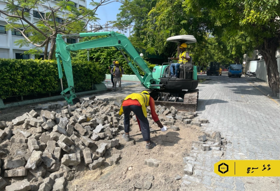 އަމީނީ މަގުގެ މަސައްކަތް ކުރިއަށްދަނީ